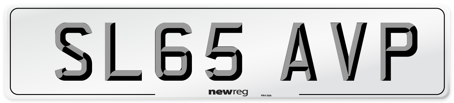 SL65 AVP Number Plate from New Reg